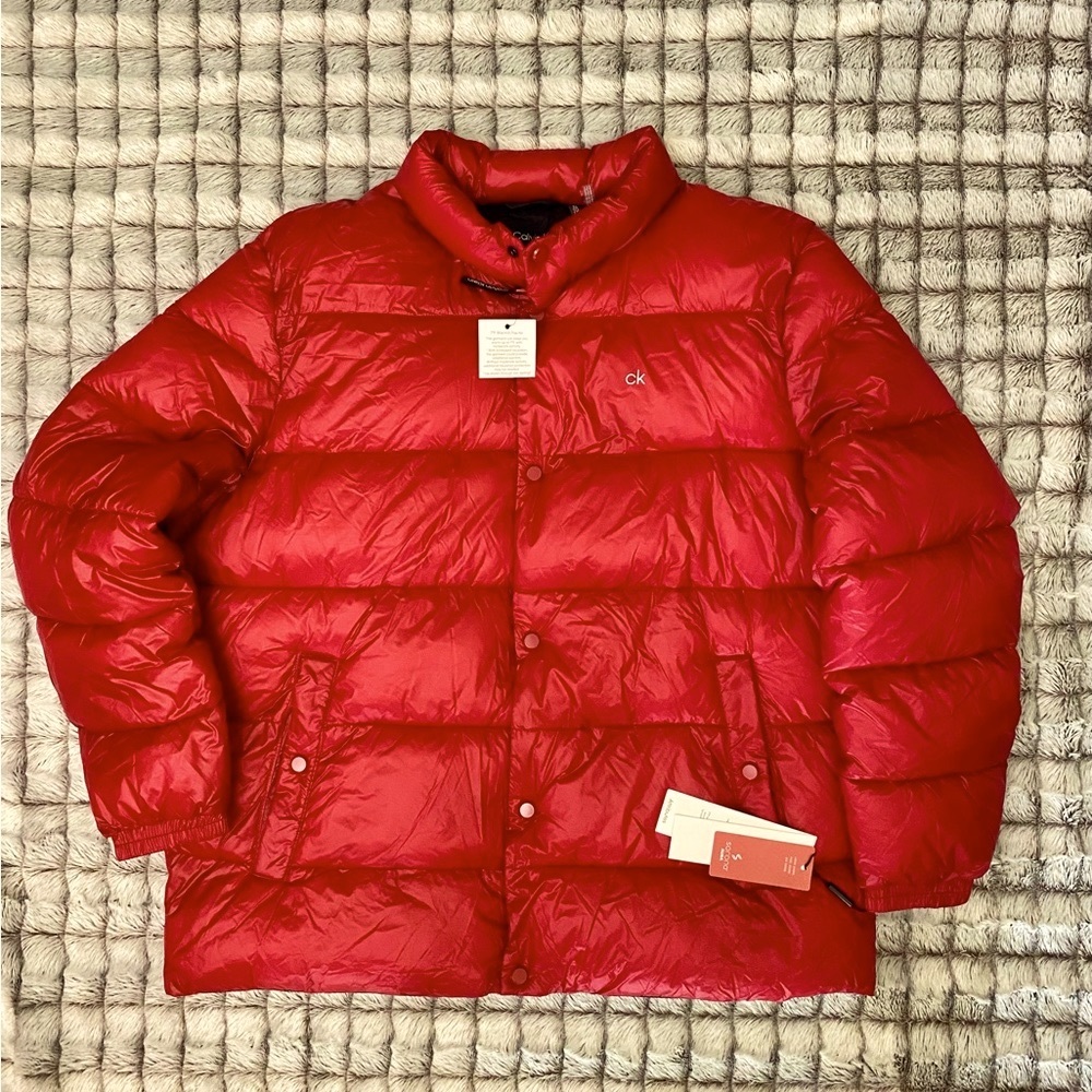 CK red men jacket Size XL